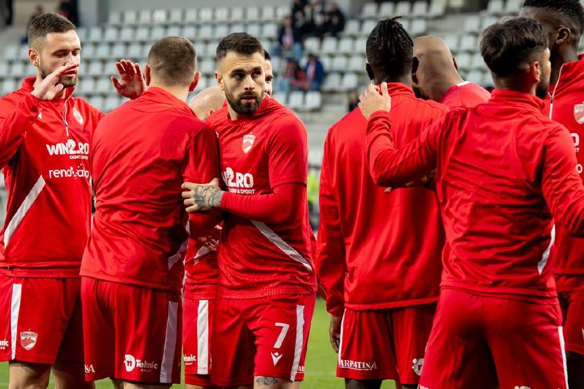 Goncalo Gregorio a decis meciul cu Hermannstadt / Sursă foto: Facebook@ Dinamo București