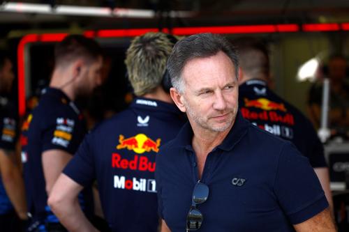 Christian Horner în Bahrain, la testele dinaintea startului sezonului 2024 Foto: Imago