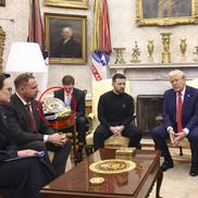 Imagini de la Casa Albă, din timpul tensionatei întâlniri Trump - Zelenski / FOTO: Imago