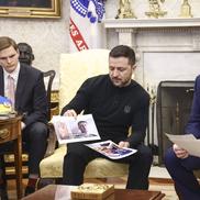Imagini de la Casa Albă, din timpul tensionatei întâlniri Trump - Zelenski / FOTO: Imago