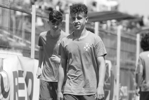 Luca Manolache, în timpul junioratului petrecut la FCSB / Sursă foto: Facebook