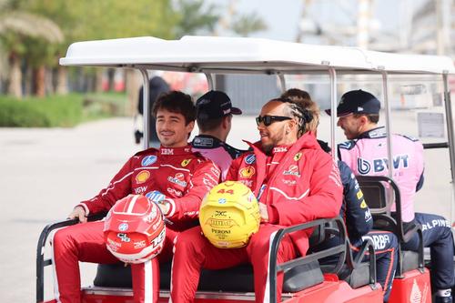 Charles Leclerc și Lewis Hamilton / Foto: Imago
