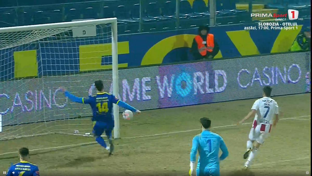 Autogol Blazek, în Slobozia - Oțelul