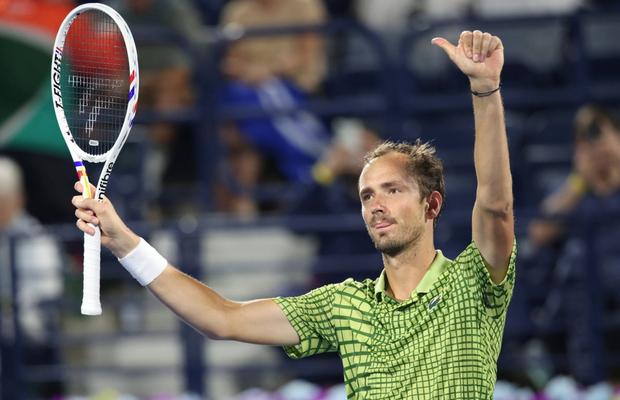 Daniil Medvedev e câștigătorul turneului de la Dubai după ce adversarul său a declarat forfait