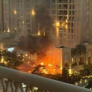 Explozii în Dubai, în urma valului de rachcete lansate de Iran / Sursă foto: X