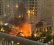 Explozii în Dubai, în urma valului de rachcete lansate de Iran / Sursă foto: X