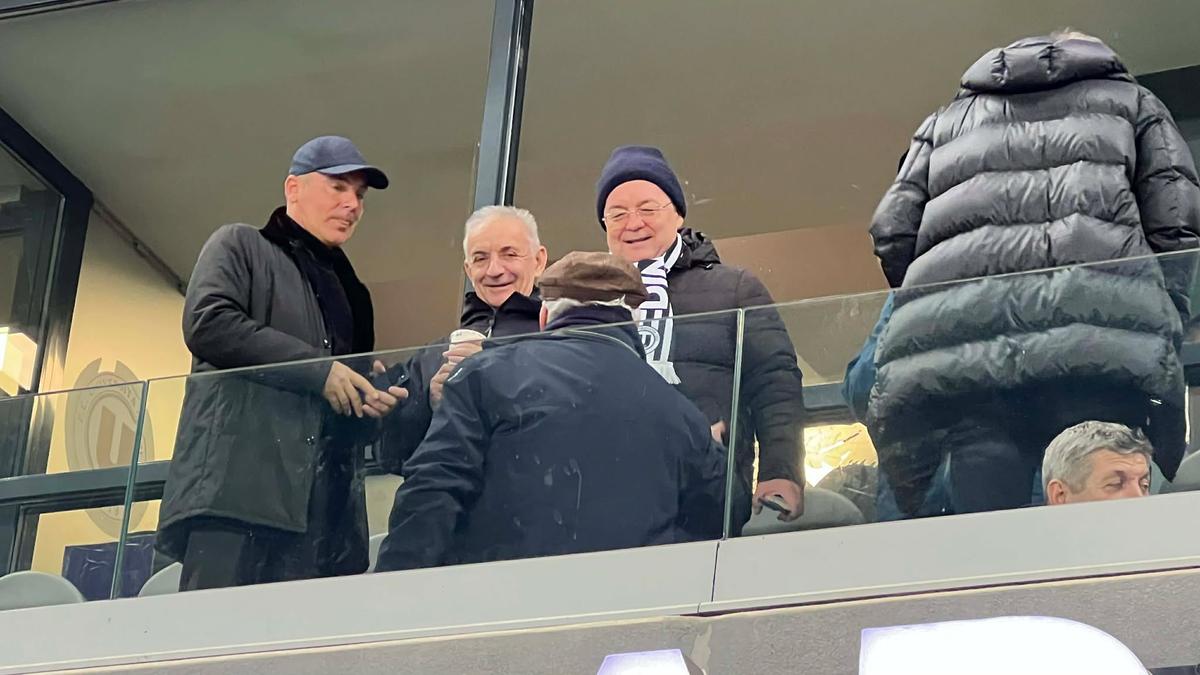 Emil Boc, prezent la U Cluj - Oțelul Galați / Foto: David Istrate GSP