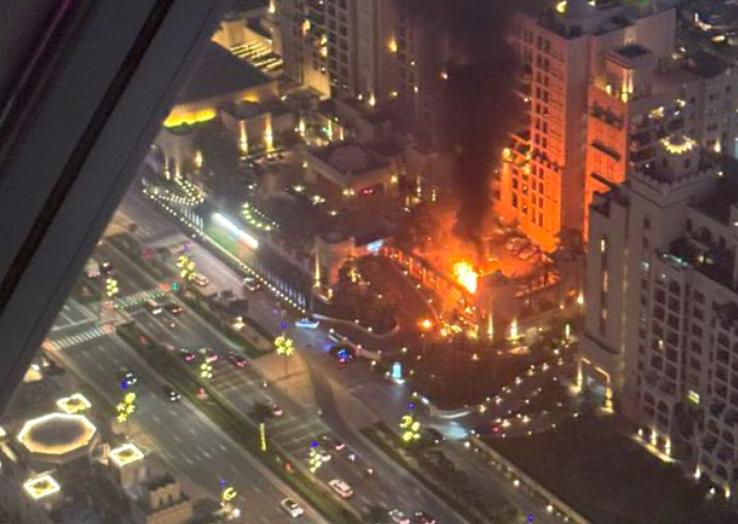 Explozii în Dubai, în urma valului de rachcete lansate de Iran / Sursă foto: X