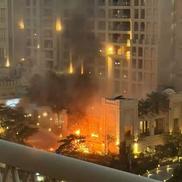 Explozii în Dubai, în urma valului de rachcete lansate de Iran / Sursă foto: X