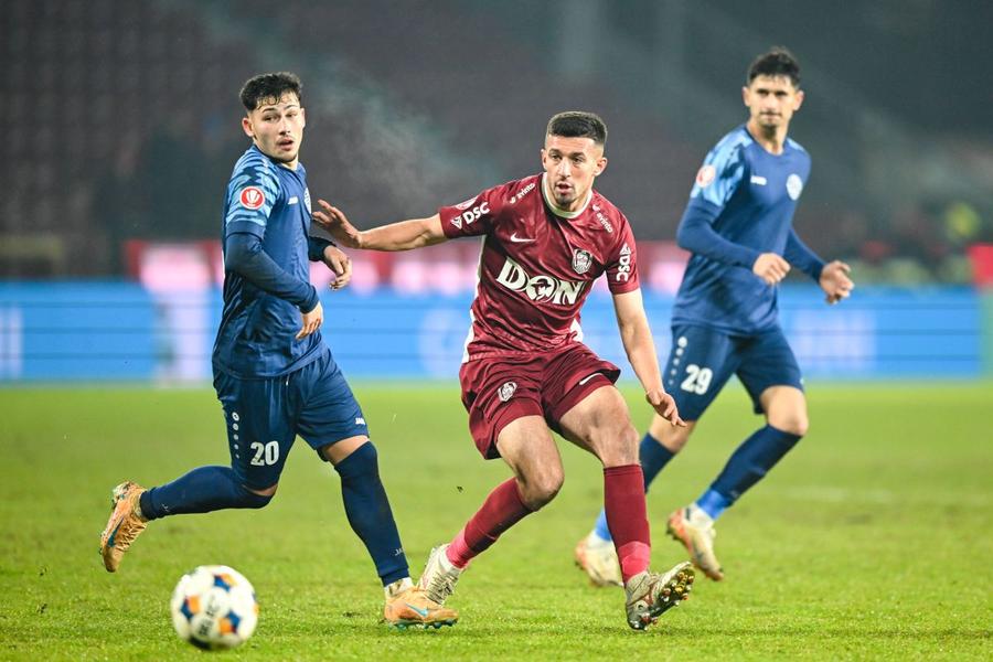 Ilija Masic, în CFR Cluj - Metaloglobus / Foto: Imago Images Venit în Superliga în această iarnă, a suferit o accidentare gravă » Operat de doctorul lui Lamine Yamal și Ousmane Dembele