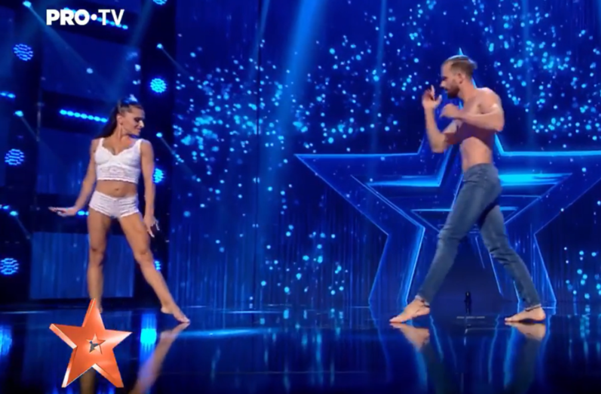 O fostă gimanstă, moment incendiar la Românii au Talent » A fost antrenată de Nadia Comăneci