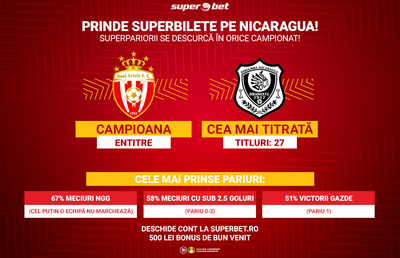 Superpariorii români cuceresc America Latină! Vezi ce se joacă și ce e de pariat în Nicaragua!