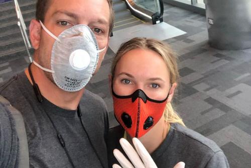Caroline Wozniacki, alături de partenerul său. Sursă foto: Instagram Caroline Wozniacki