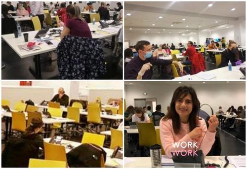 Call center-ul de la Arena Națională // Sursa: Libertatea