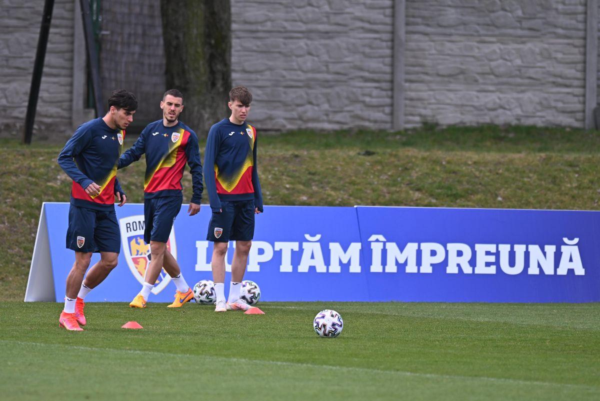 Primul antrenament al României U21 pentru meciul cu Germania » Cum și-a împărțit Adrian Mutu jucătorii