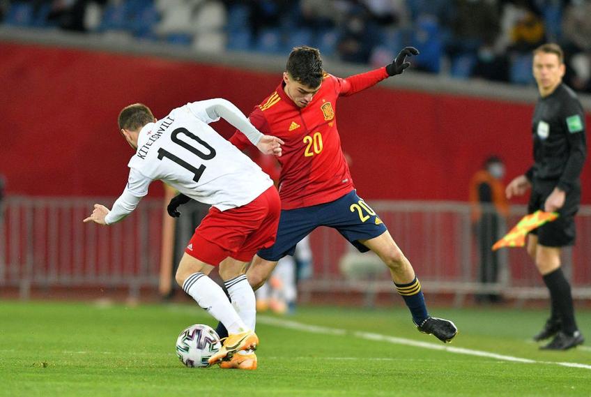Spania a evitat o nouă rușine în preliminariile Campionatului Mondial, câștigând în prelungiri meciul cu Georgia, scor 2-1.