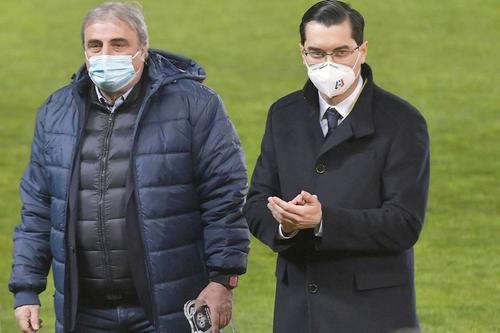 Mihai Stoichiță împreună cu Răzvan Burleanu // foto: Imago