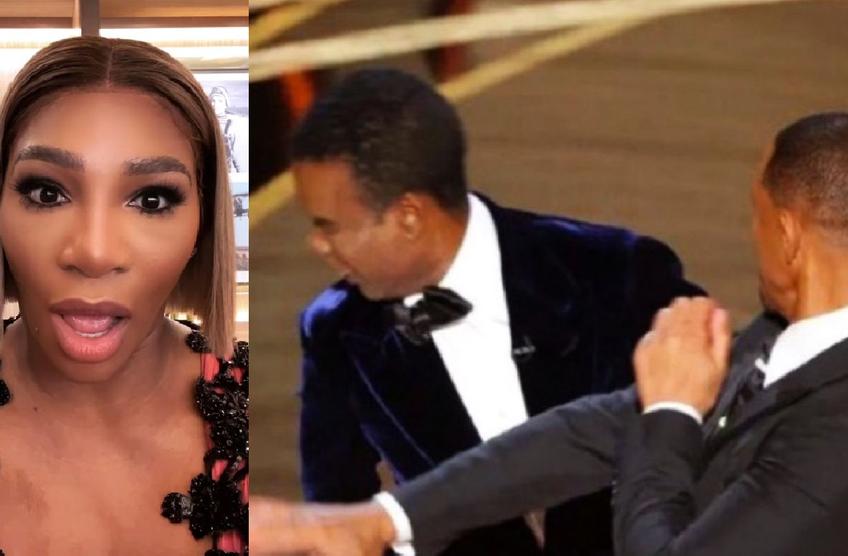 Serena Williams a oferit o reacție virală, după ce Will Smith l-a pălmuit pe Chris Rock