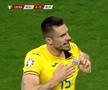Explozie de bucurie! Gesturile lui Andrei Burcă, după ce a reușit primul gol la echipa națională