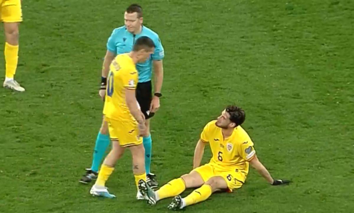 Ce pierdere! Omul de bază de la Farul s-a „rupt” în prima repriză din România - Belarus