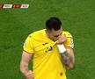 Explozie de bucurie! Gesturile lui Andrei Burcă, după ce a reușit primul gol la echipa națională