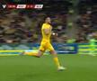 Explozie de bucurie! Gesturile lui Andrei Burcă, după ce a reușit primul gol la echipa națională
