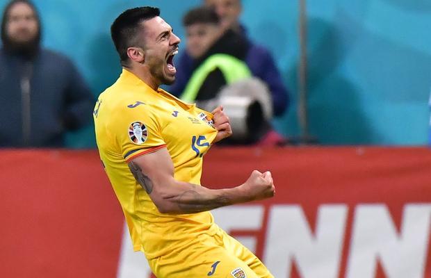 Explozie de bucurie! Gesturile lui Andrei Burcă, după ce a reușit primul gol la echipa națională