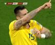 Explozie de bucurie! Gesturile lui Andrei Burcă, după ce a reușit primul gol la echipa națională