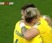 Explozie de bucurie! Gesturile lui Andrei Burcă, după ce a reușit primul gol la echipa națională