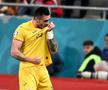 România a învins Belarusul, scor 2-1, în runda secundă a grupei I din preliminariile EURO 2024. Andrei Burcă, marcatorul celui de-al doilea gol, a vrut să sărbătorească alături de ultrașii din peluză.