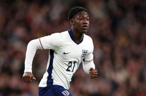 Kobbie Mainoo, 18 ani, titular la Manchester United și în naționala Angliei Foto: Guliver/GettyImages