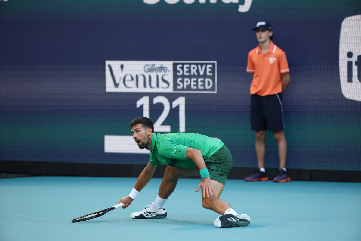 Novak Djokovic a răbufnit la Miami: „Ce s-a întâmplat acum două luni?!”