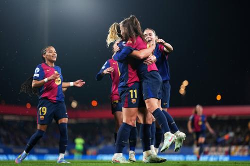 Barcelona în meciul cu Wolfsburg / FOTO: Getty Images