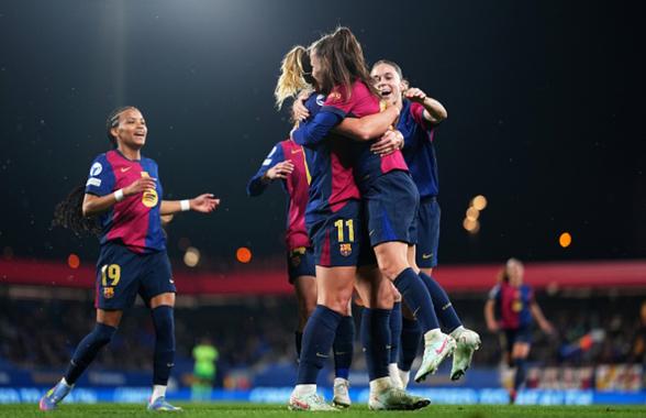 Știm echipele calificate în semifinalele Ligii Campionilor la fotbal feminin » Wolfsburg, zdrobită de Barcelona
