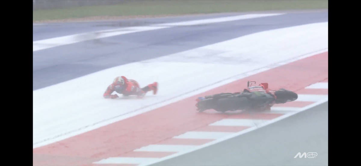 Marc Marquez - cazatura spectaculoasa