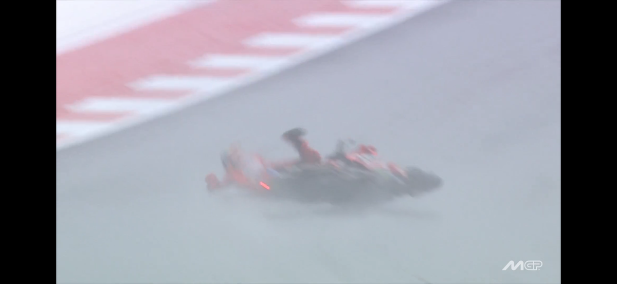 Marc Marquez - cazatura spectaculoasa