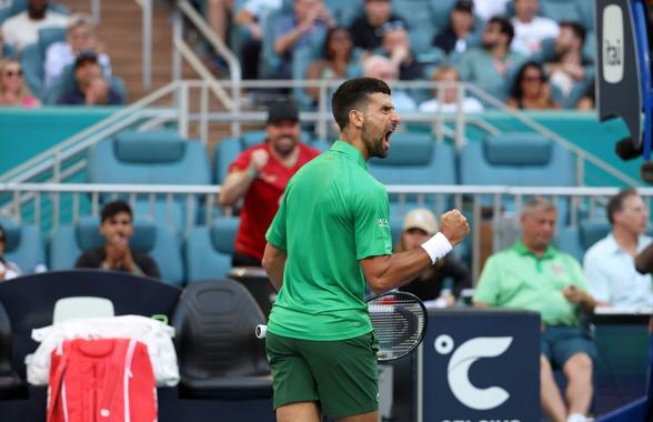 Sub privire lui Leo Messi, Novak Djokovic s-a calificat în finala de la ATP Miami: „Am fost mereu fanul lui”