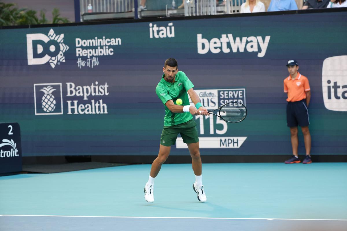 Sub privire lui Leo Messi, Novak Djokovic s-a calificat în finala de la ATP Miami: „Am fost mereu fanul lui”