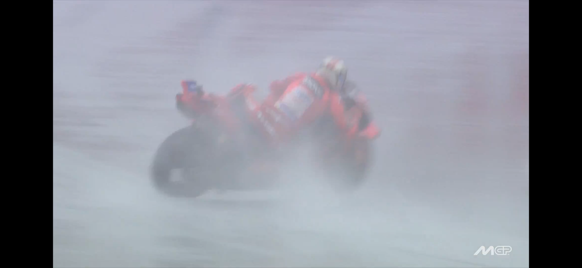 Marc Marquez - cazatura spectaculoasa