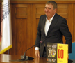 Moment pentru special pentru Gică Hagi la Cazino. Foto: Cristi Preda (GSP)