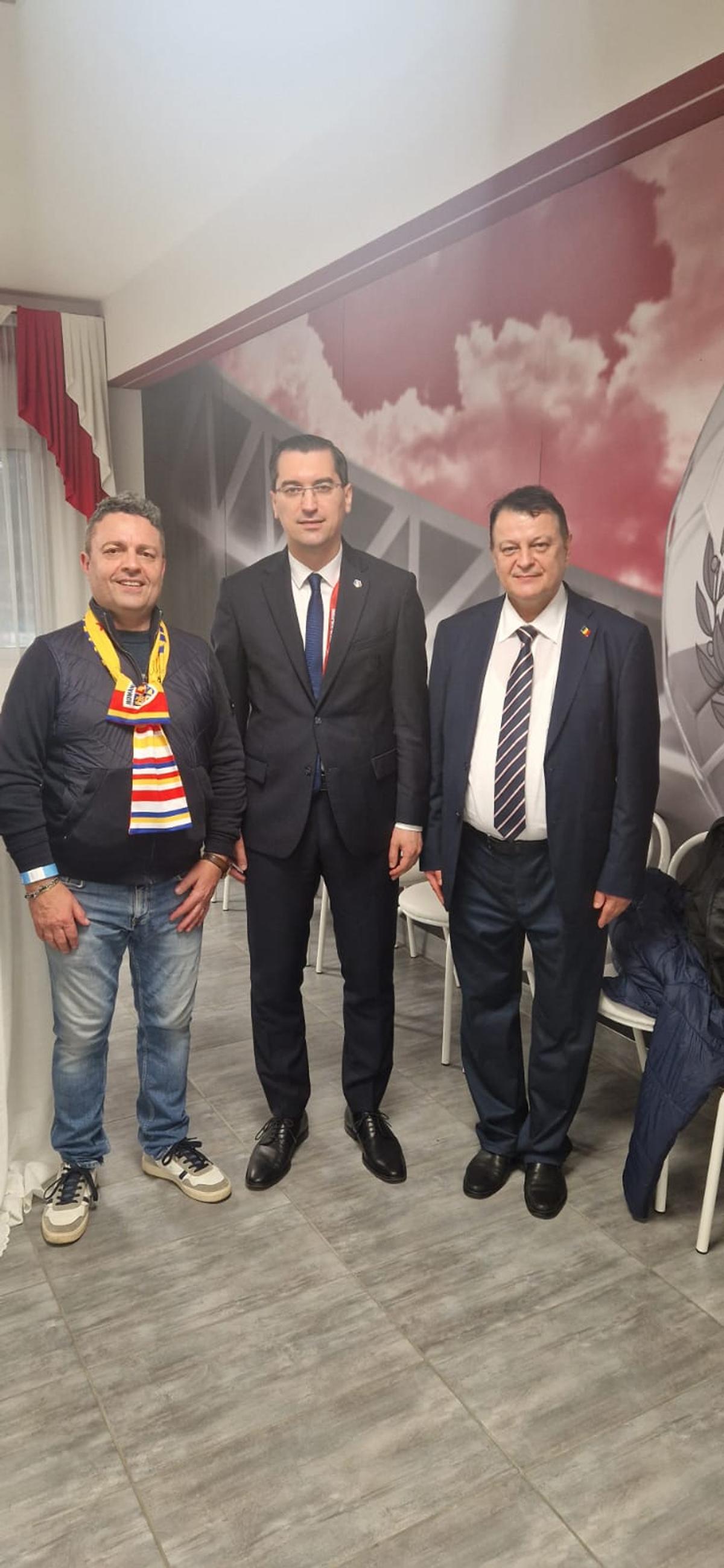 Liviu Anghel, interviu în San Marino, foto: Cristi Preda / Gazeta Sporturilor