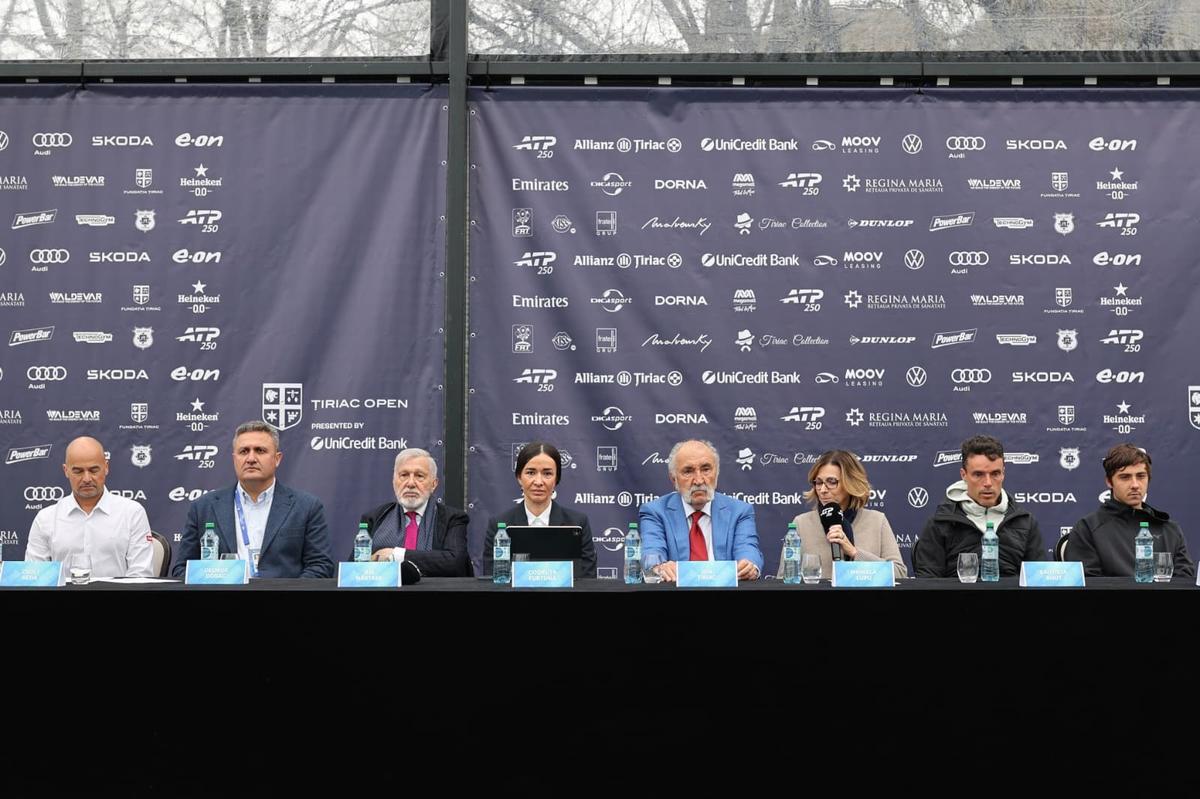Ilie Năstase și Ion Țiriac - tragere la sorți Țiriac Open 2026