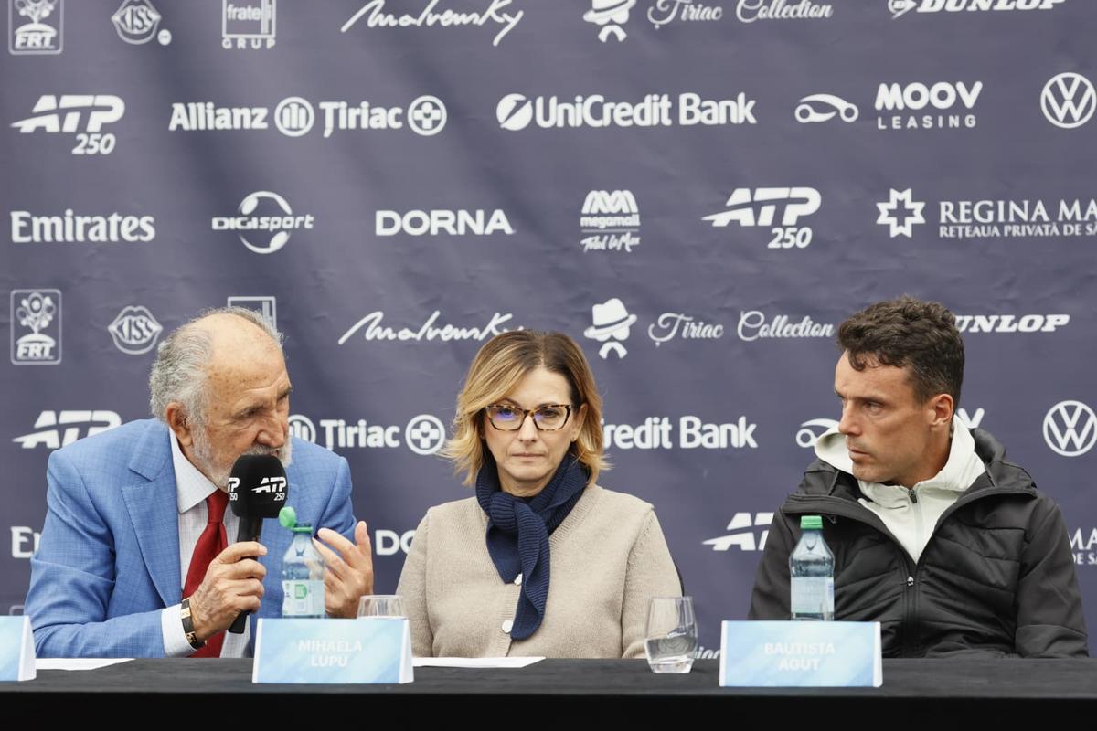 Ilie Năstase și Ion Țiriac - tragere la sorți Țiriac Open 2026