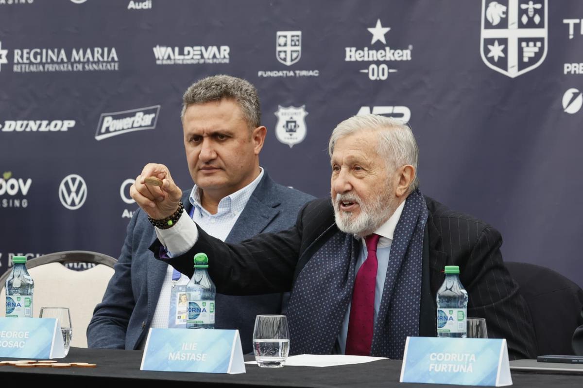 Ilie Năstase și Ion Țiriac - tragere la sorți Țiriac Open 2026