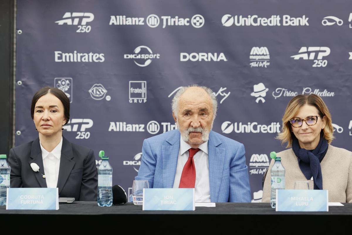 Ilie Năstase și Ion Țiriac - tragere la sorți Țiriac Open 2026