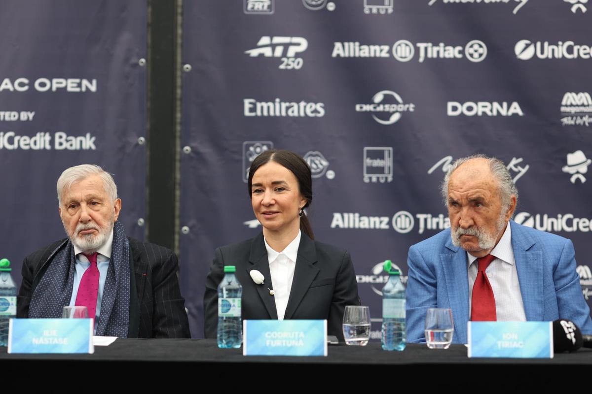 Ilie Năstase și Ion Țiriac - tragere la sorți Țiriac Open 2026