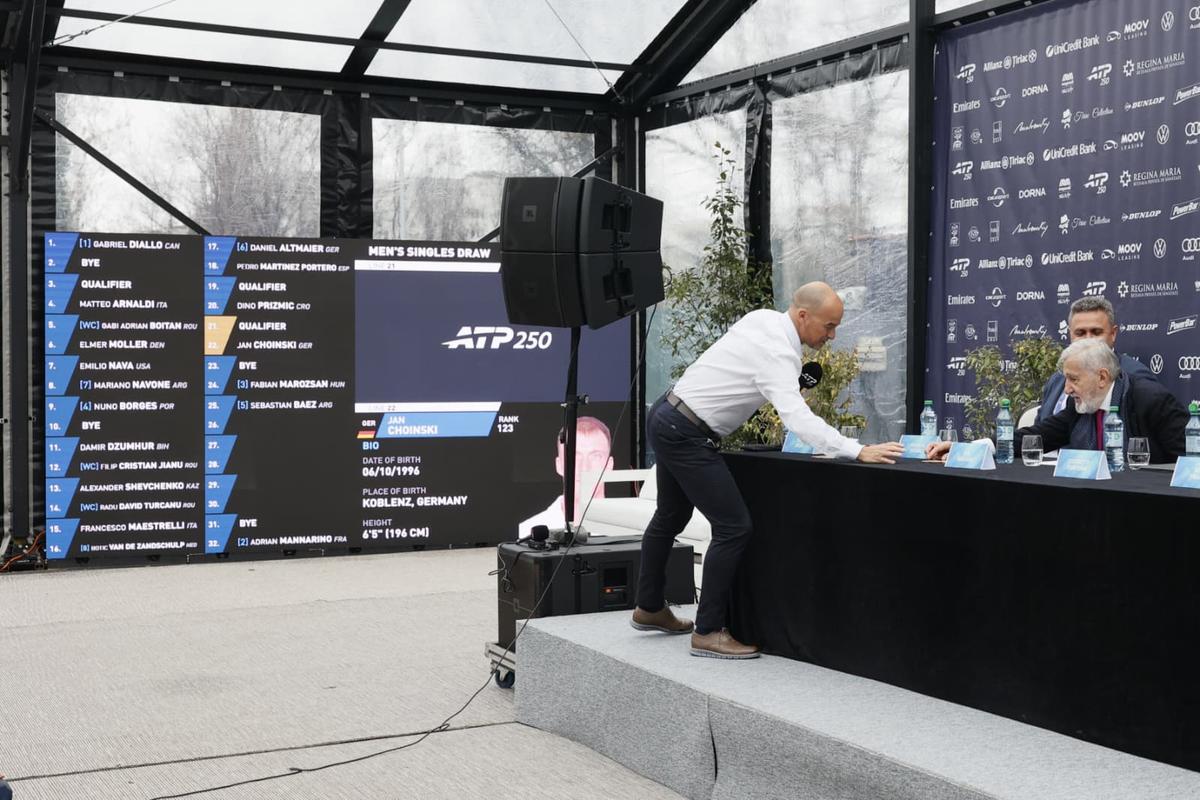 Ilie Năstase și Ion Țiriac - tragere la sorți Țiriac Open 2026