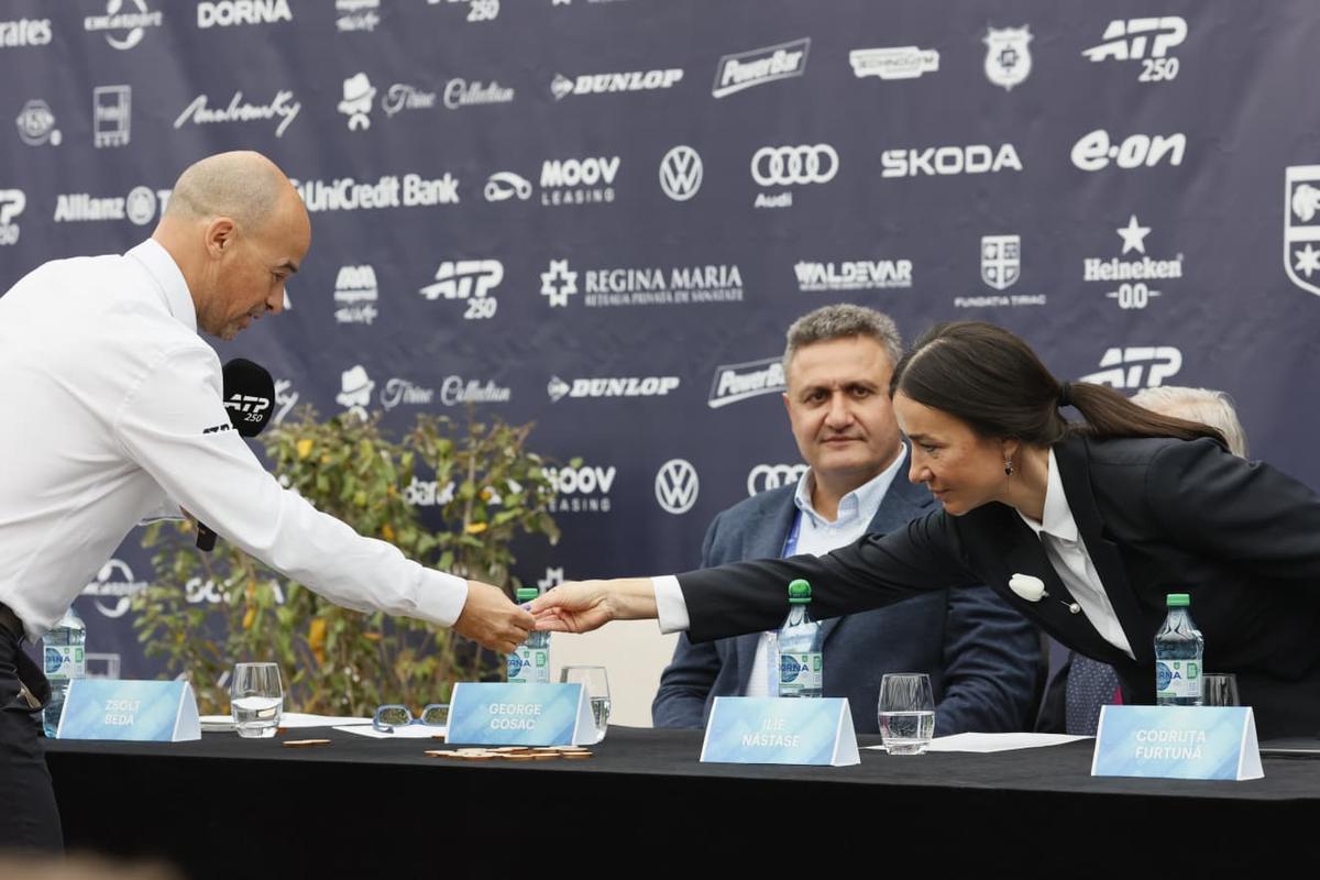 Ilie Năstase și Ion Țiriac - tragere la sorți Țiriac Open 2026