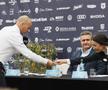 Geroge Cosac alături de Codruța Furtună (reprezant Allianz-Țiriac) în timpul tragerii la sorți a tabloului Țiriac Open 2026 FOTO Cristi Preda