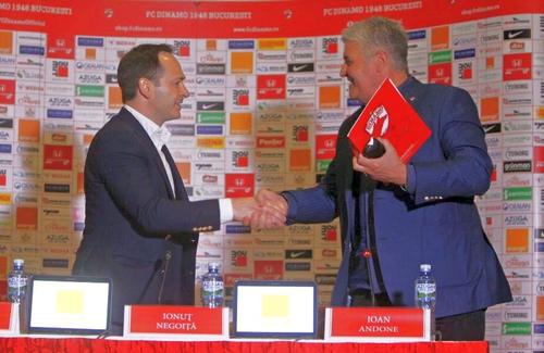 Ioan Andone e persoana de legătură în negocierile dintre Negoiță și spanioli. foto: fcdinamo.ro